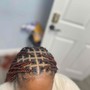 Knotless Braids/hair included (med)