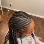 knotless braid touch-up