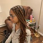 knotless braid touch-up