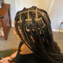 large knotless braids