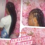 Sleek braided ponytail