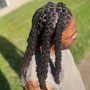 Male basic Braids(8 or less) or Wig braid down