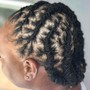 Cuban Twist over locs