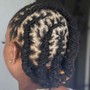 Cuban Twist over locs