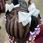 Heart Ponytail w/ Weave