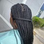 Small Knotless Braids (Butt)