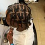 corn row braids natural hair no hair added