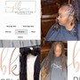 Loc Retwist | Ear Length + Shampoo (No F/S Luxxe MiRI Treatment, No Detailed Loc Style)