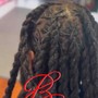 Two strand twist loc style