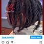 Two strand twist loc style