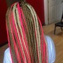 Box Braids Over Locs