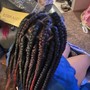 Large Knotless Braids