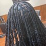 Soft locs Mid Back/Hair is included