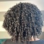 Curl defining “Wash and Go”