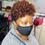 Post relaxer Treatment + style