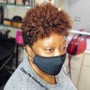 Post relaxer Treatment + style