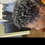 Bantu Knot twist out