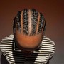 Men's 6-8 cornrows