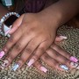 Acrylic Nails Polish Change