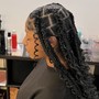 Medium Straight Back Cornrows