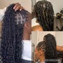 BoHo Knotless Braids (Medium)