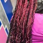 Smedium Knotless Box Braids