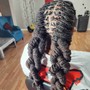 Braid down for wig wear