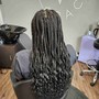 Medium Knotless OR traditional box Braids