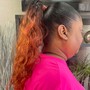 Ponytail add on for natural hair