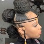 Updo's /Bridal or Special Events relaxed hair only