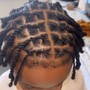 Invisible Locs on Natural hair