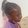 Kid's scalp braids