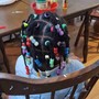 Kid's Braids half cornrows half box braids