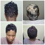 Protective Style Takedown (traditional, knotless, twist, individual crochet faux loc)