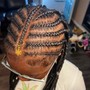 2 feed in braids