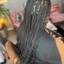 Small Knotless Braids (Lower Back)