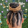 Short boho knotless Braids