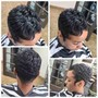 Men's crown plaits