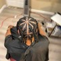 Men’s Fulani Braids (no feed-hair)