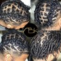 VIP Member Monthly Loc MiRI Treatment + Retwists (Shaved Sides and Back)