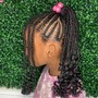 French Curl knotless