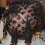 Men/Women Dread retwist (half head)