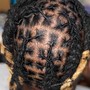 Men/Women Dread retwist (half head)