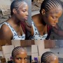 3 layers tribal braids