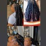 Braided ponytail