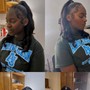 Kid’s Braids with adding hair