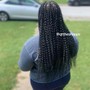 Large Knotless braids