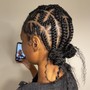 Small Fulani Braids