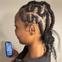 Small Fulani Braids