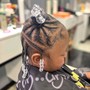 Kid's Classic Cornrows (No Individuals)